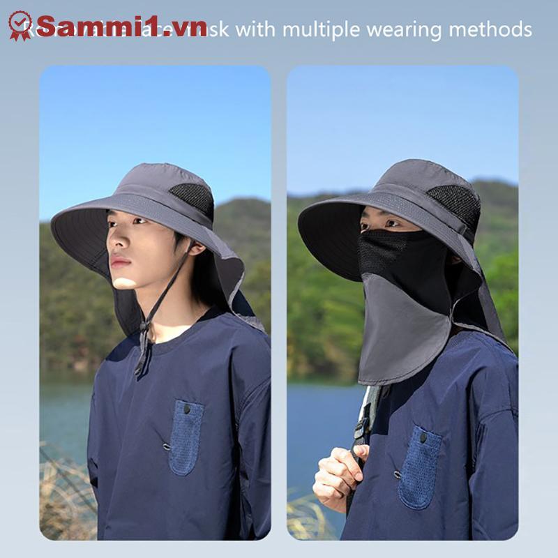 Mũ Chống Nắng Mùa Hè Chống Tia UV, Phù Hợp Nam Nữ Đi Bộ Đường Dài Và Cắm Trại