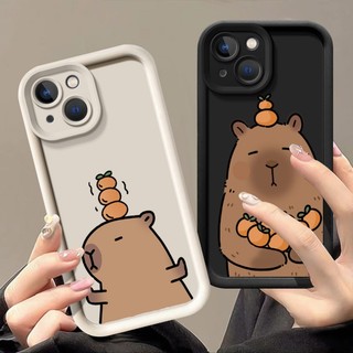 Tương thích với Redmi Note 11 10 9 11T Pro + 11s 10s 9s Vỏ điện thoại hoạt hình Vỏ mềm silicon Capybara dễ thương