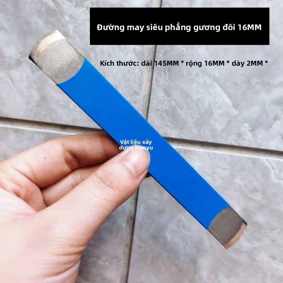 Dụng cụ ép đường may bằng thép vonfram Meifeng, cạo thép ép lưỡi Yin Yang, góc xương chó, dùng cho xây dựng, làm đẹp