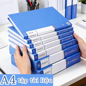 Sổ lưu trữ A4 làm từ chất liệu dày dặn, phù hợp với nhiều môi trường, dụng cụ văn phòng và học tập.