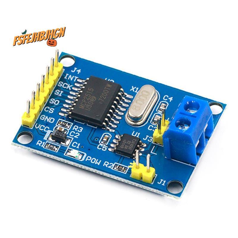 MCP2515 CAN Mô-đun xe buýt Mô-đun xe buýt Mô-đun PCB TJA1050 Thu SPI cho 51 Bộ DIY Chương trình vi điều khiển thông thường