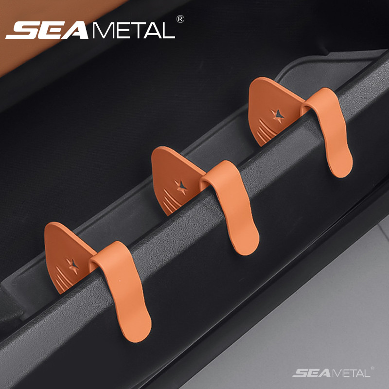 SEAMETAL hộp đựng đồ trên ô tô có vách ngăn có thể điều chỉnh cửa chứa đồ có khe cắm ngăn chứa đồ phụ kiện ô tô