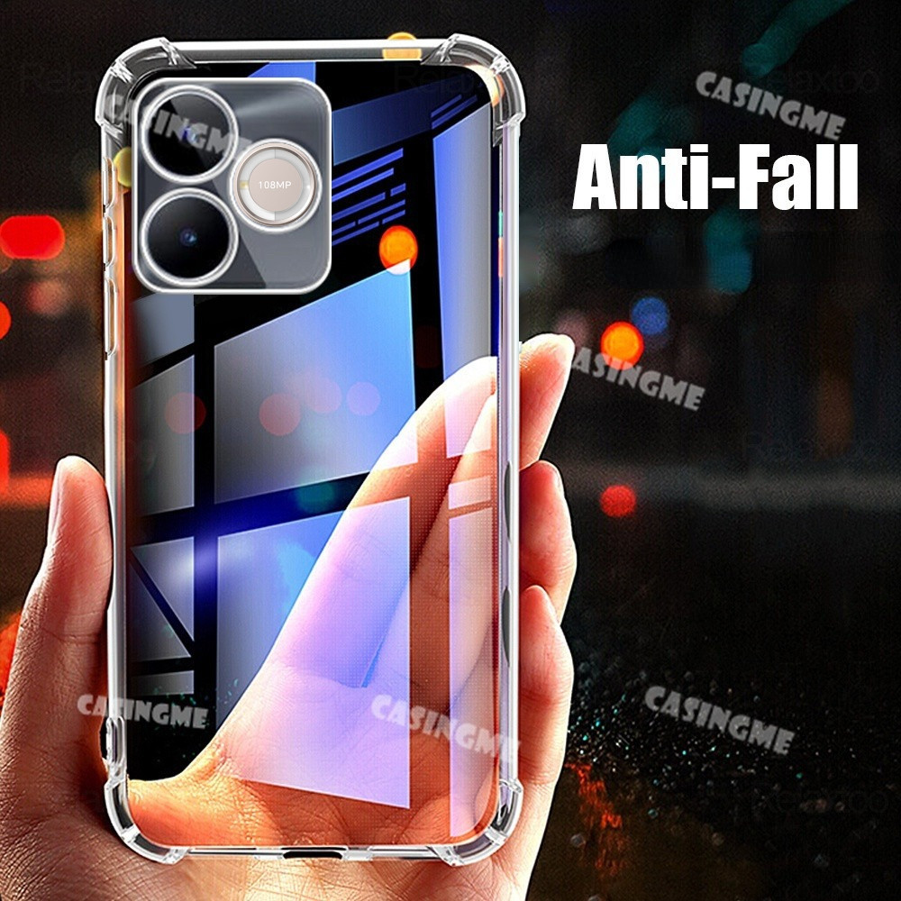 HONOR 600 Lite 5G 2026 Trong Suốt Túi Khí TPU Chống Sốc Mềm Cho HONOR 600Lite Honor600 600 Lite Pro 4G 5G Vỏ Bảo Vệ Chống Va Đập Vỏ Điện Thoại RealmeC63 63 4G Ốp Lưng