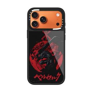 CASECASE X Berserk Ốp lưng kính hút từ tính chống trầy xước cho IPhone 17 Air 16 15 14 Pro Max Plus Ốp lưng cứng có hộp khắc logo