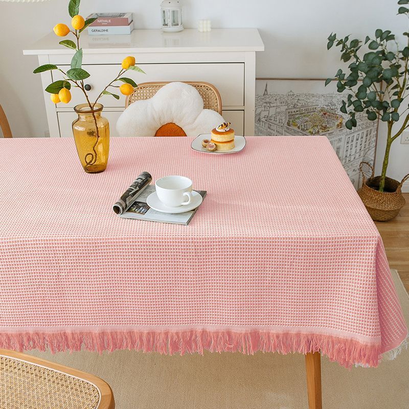khăn trải bàn vải bông phong cách pháp decor vintage bắc âu khăn lót bàn trang điểm bàn ăn chụp ảnh sinh nhật dã ngoại cao cấp