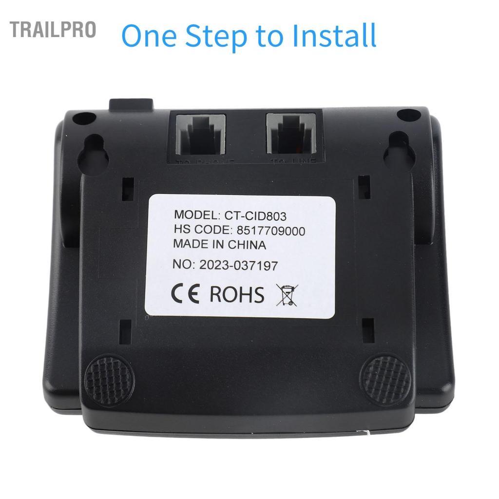 TrailPro Trình chặn cuộc gọi cho điện thoại cố định Hộp ID người gọi 4000 chặn thiết bị một chạm chặn tự động các cuộc gọi không mong muốn và phiền toái