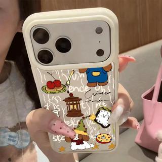 Đảng Cub Vintage Set cho 16 trường hợp iPhone 17Air Bánh mì trường hợp 14 13 11Pro