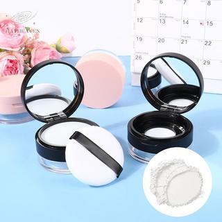 [hatheaven] Hộp phồng đệm không khí rỗng 20g có gương phồng bột Lưới đàn hồi lớn hoặc nhỏ Hộp đựng trang điểm di động cho bột rời Đẹp