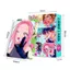 AIEN STAGE LOMO Thẻ & Miếng Dán Bộ 60 Thẻ + 36 Hộp Dán Mini Thẻ Ảnh Anime Hai Mặt Sưu Tập IVAN TIL MIZI