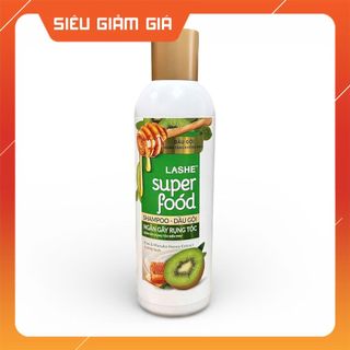 Combo Dầu gội + Dầu xả Lashe Super food 150g/chai (Hàng khuyến mãi)