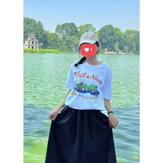 Áo Thun Thanh Hóa Du Lịch Việt Nam - Áo Phông Mùa Hè Oversize và babytee, chất thun cotton 250gsm