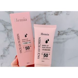 (Chuẩn Hàn) Kem Chống Nắng Hemia SPF50+ PA+++ 50ml nâng tông, kiềm dầu