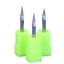 Tay cầm 3.175mm Dao sắc nét đáy phẳng nhập khẩu 10 / 15 / 20 / 30 / 45 / 60 / 90°Dao phay Thép vonfram nhập khẩu 4GXN