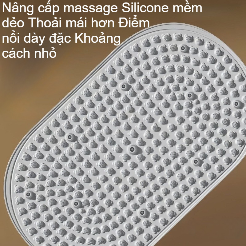 Thảm massage chân silicon cao cấp, 11 nam châm massage, lưu thông khí huyết, chạy bộ tại chỗ, gấp gọn dễ mang