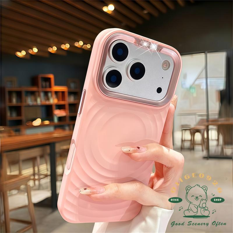 【 Ốp lưng iPhone17 】 túi khí gợn nước dạng lỏng cảm giác da từ tính Vỏ điện thoại iphone17 Pro Max 16 15 14 13 cho vỏ iPhone Vỏ mềm silicon TPU chống sốc