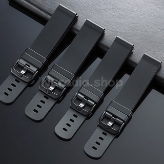 Dây đeo đồng hồ bằng nhựa PVC phát hành nhanh 20 / 22mm để thay thế dây đeo đồng hồ cổ điển cho thể thao dành cho nam nữ Dây đeo cổ tay