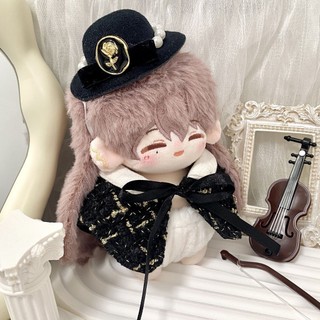 10cm Quần Áo Cho Bé Sao Sao Biển Cơ Thể Bình Thường Cotton Búp Bê Quần Áo Labubupu Pháp Nhỏ Áo Khoác Thiết Kế 3.14