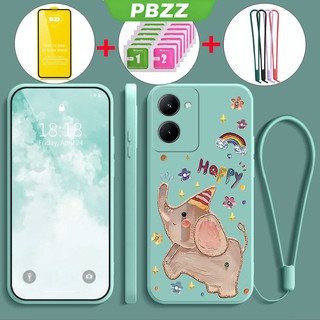 FOR ốp lưng Ốp cho realme C33 2022 5g realme 10 2022 4G realme C55 NFC C55 5g Ốp điện thoại Ốp mềm Ốp silicon lỏng chống sốc thiết kế mới hình con voi hoạt hình thẩm mỹ ytmyhxx01