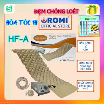 [HỏaTốc] Đệm chống loét OROMI HF-A - Nệm chống lở loét cho người già, người bệnh bedsore - Đệm hơi Chính hãng