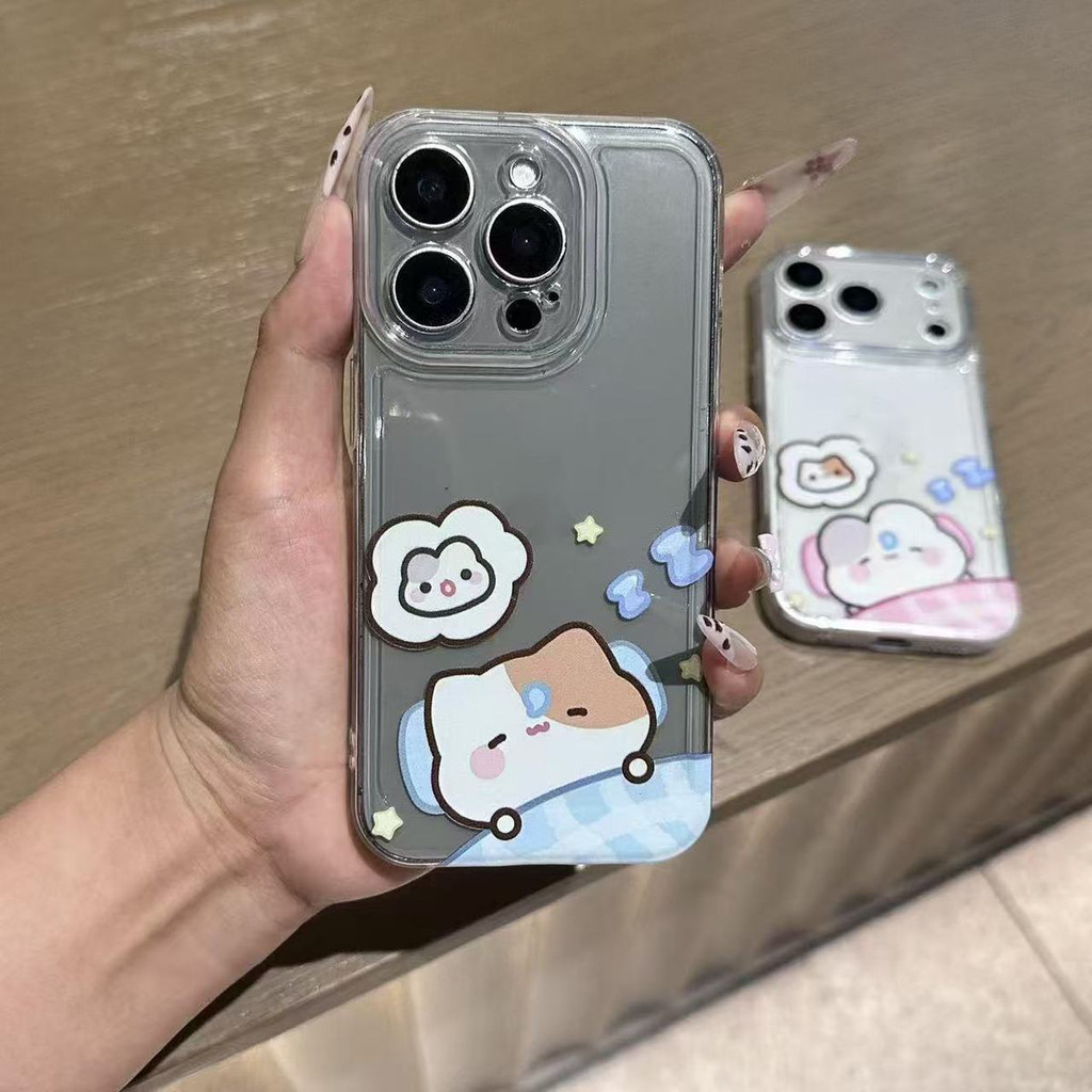 Gối ngủ mèo phù hợp với iPhone 17, 16, 15, Apple Watch Series 13, hộp đựng điện thoại