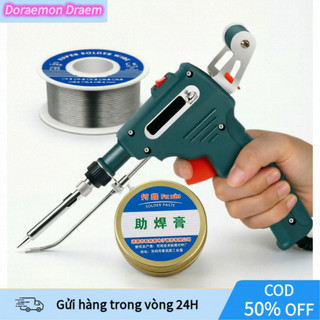 【COD】Bộ dụng cụ hàn cơ bản dành cho kỹ thuật viên: mỏ hàn cầm tay, dây hợp kim thiếc và keo hàn chống oxy hóa.