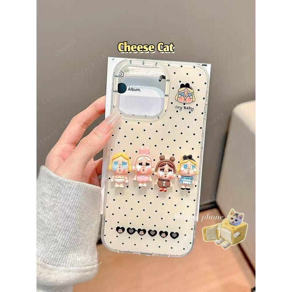 Ốp Crying Baby điện thoại di động tương thích với iPhone 13 14 11 12 15 16 17 Pro Max 6 7 8 Plus XR Xs Max