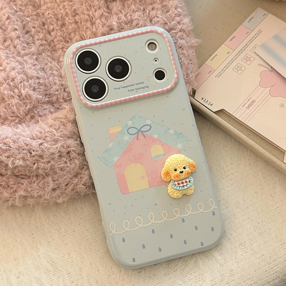 Ốp điện thoại mềm hình trái tim tình yêu 3D cho iPhone 17 Pro Max 16 15 14 13 Vỏ bảo vệ chống sốc