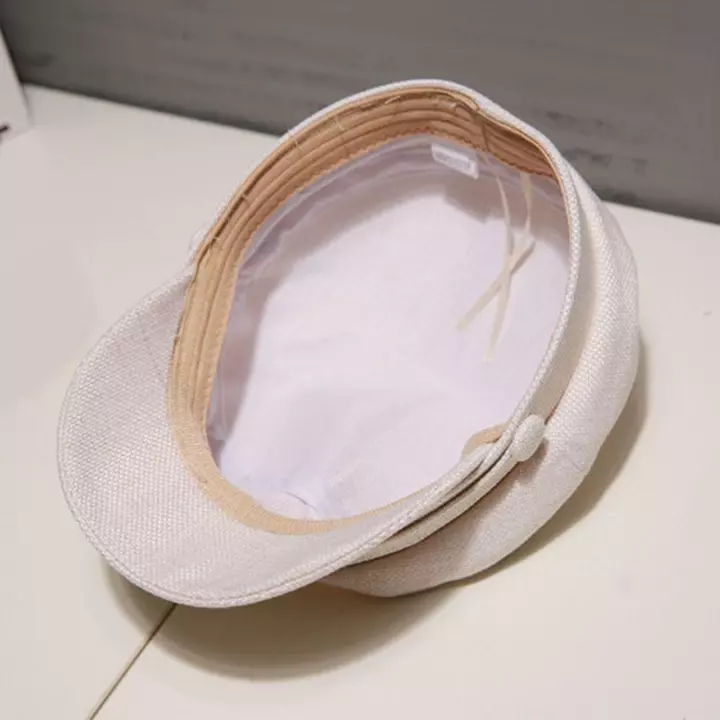 Needway Nữ Mũ Nữ Mùa Hè Nón Hình Bát Giác Phẳng Mũ Xuân Thu Cotton Nữ Hải Quân Mũ Nữ Cho Nữ Mũ Nón Người Phụ Nữ