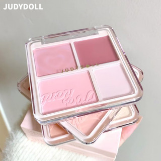 Đĩa Blusher Judydoll Đĩa Tất Cả Trong Một Dễ Dàng Tô Màu Kết Cấu Bột Mịn Nhiều Màu Phù Hợp Với Đĩa Blusher Di Động Trang Điểm Mặt