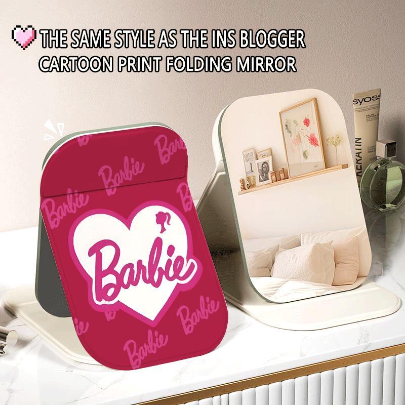 Barbie màu tím đậm Gương Trang Điểm Gập Đa Năng, Phù Hợp Dùng Văn Phòng Du Lịch