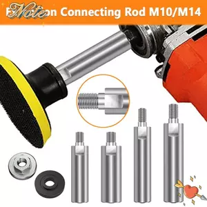 NOTE1 Trục nối dài mũi mài góc, Thanh nối dài bộ chuyển đổi ren bằng thép M10 M14, Chất lượng cao 65 / 80 / 95 / 115mm Dụng cụ điện Mài kết nối Bộ chuyển đổi máy mài góc