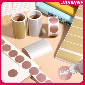 JASMINE 300 Cái / Cuộn Scratch Off Stiers Nhãn Secret Code Cover Stiers Tự dính Stier Thẻ hoạt động Scratch-off Stiers JASMINE