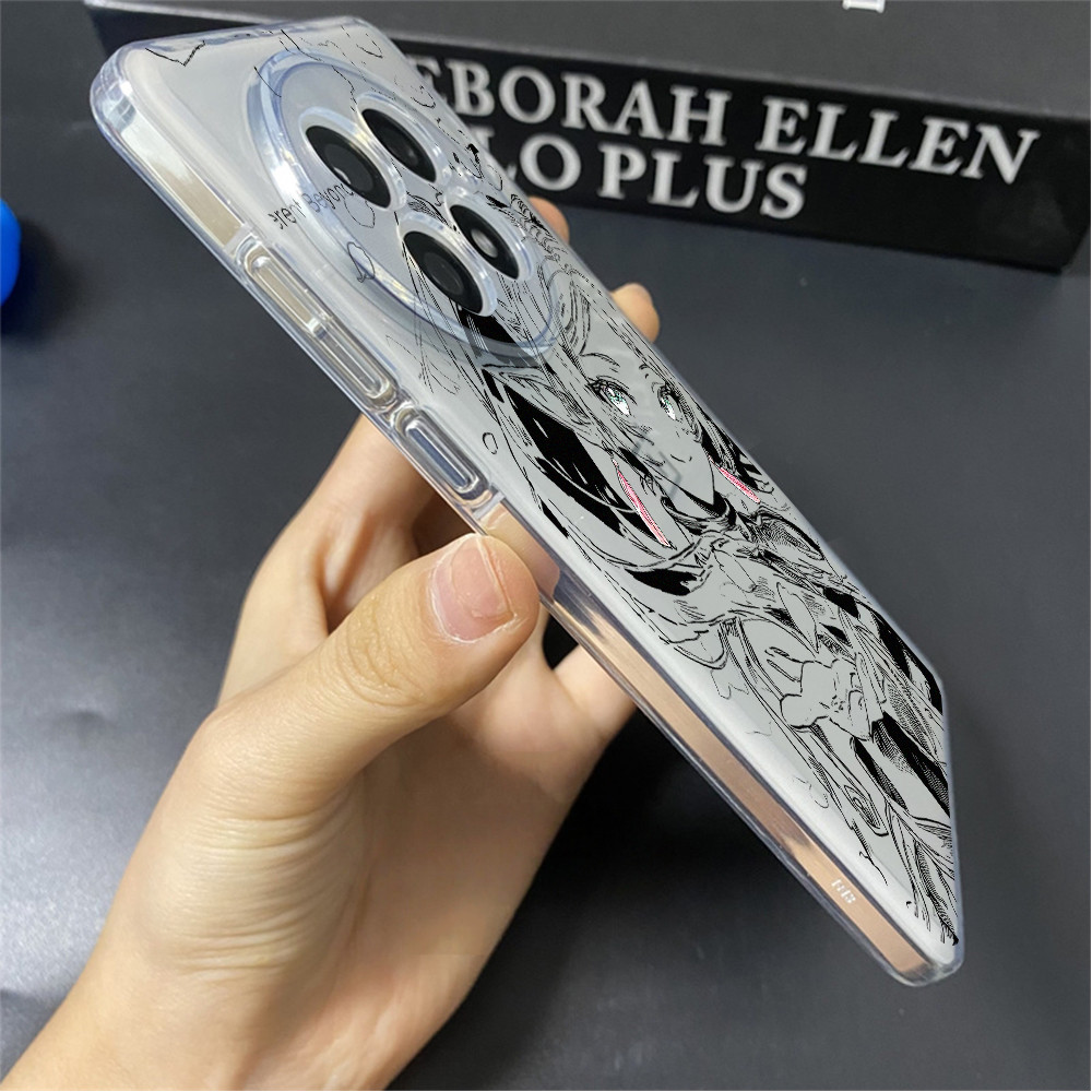 Anime FRIEREN Mềm TPU Trong Suốt Ốp Lưng Điện Thoại Oneplus Ace 6 / 15 13 13R 13T 12 12R 11 Ace 5 Pro Ace 3 3V 2V Nord 5 / Bảo Vệ Camera Chống Sốc One plus Cover