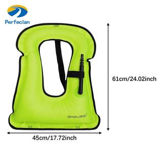 Perfeclan Áo Bơi Bơm Hơi Di Động Trôi Ngoài Trời Nhẹ Phao Thiết Bị Kayaking Tầm Nhìn Cao Người Lớn Phao Vest
