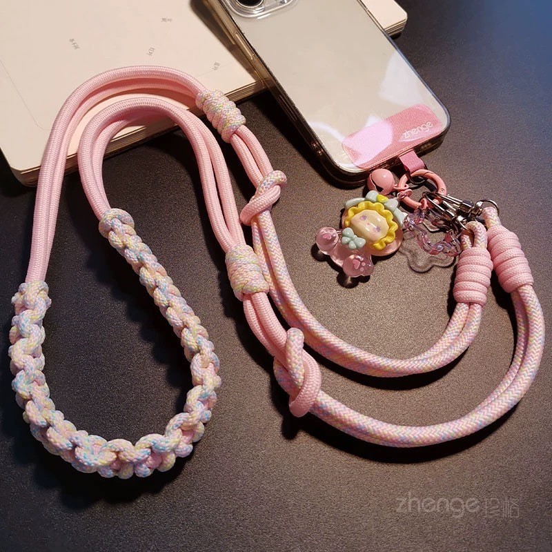 Dây Đeo Điện Thoại & Máy Ảnh Chống Mất - Phong Cách Dây Đeo Chéo Hàn Quốc Thời Trang, Màu Sắc Candy Pastel Dễ Thương