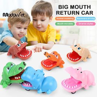 [modavietnamshop] Cắn Tay Cá Sấu Miệng Kéo-ba Đồ Chơi Ô Tô Hoạt Hình Hippo Puppy Kéo Ba Đồ Chơi Xe Báo Chí Răng Cắn Ngón Tay Đồ Chơi Triy Đẹp