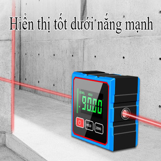 Máy đo Góc Kỹ Thuật Số Bằng Laser Hộp đo Góc Từ Mạnh Thước Thủy điện Tử Thước đo độ Nghiêng