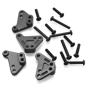4 Tháp giảm xóc kim loại Tháp giảm xóc trước & sau Tăng cường sốc cho bánh xích RC 1 / 10 MAXX WideMAXX Small-X