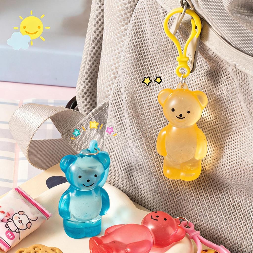 Gấu Dễ Thương Nee Doh Maltose Squishy Móc Khóa Bột Nhiều Màu Sắc Cảm Giác Thần Tài Đồ Chơi Túi Giảm Căng Thẳng Mặt Dây Chuyền saixit2vn