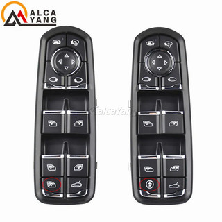 HL Cho 2011- 2015 Porsche Panamera Cayenne Macan Cửa Trước Gương Điều Khiển Cửa Sổ Công Tắc Buttom