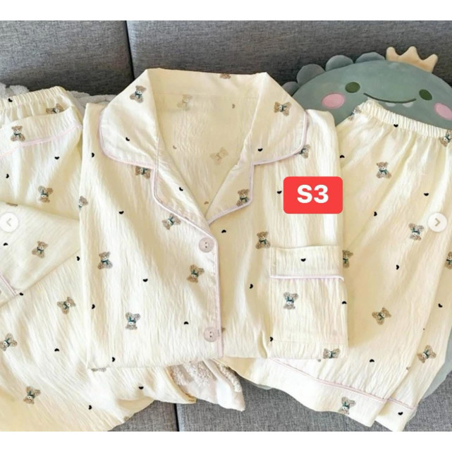 SET 3 MÓN PYJAMA NỮ 16 KIỂU ( SỐ 1 - SỐ 9 )