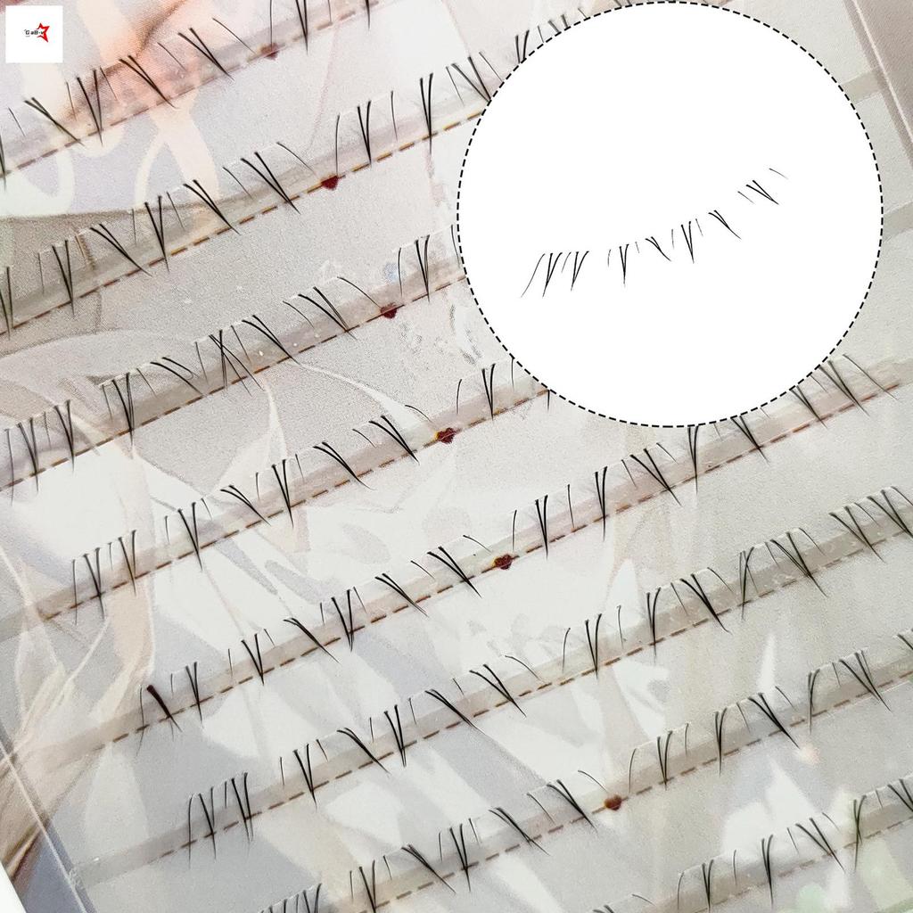 Lông mi dưới lông tơ 5-7mm thực tế - Lông mi giả cụm đơn dành cho nữ