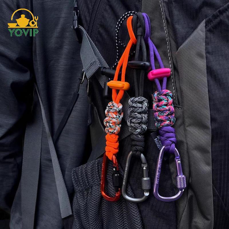 Giá Đỡ Bình Nước Dây Có Móc Khóa Bền - Phù Hợp Leo Núi và Camping