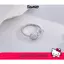 Nhẫn hoạt hình dễ thương tinh tế thời trang kim cương Hello Kitty Zircon