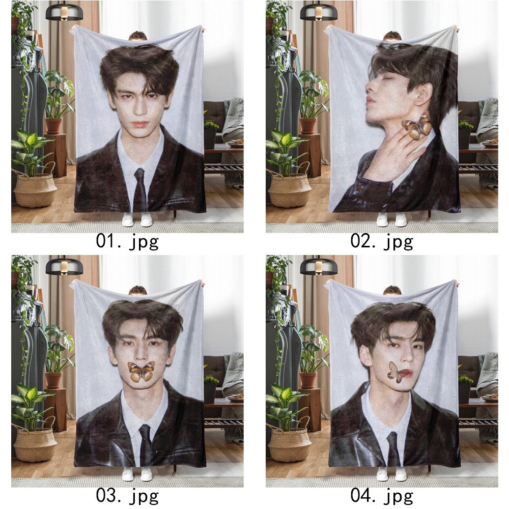 Zhang Linghe Peel - Apart Instant Film Flannel Chăn T, Chăn Flannel một mặt in