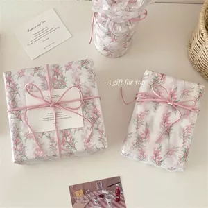 Trái Tim Cô Gái Tinh Tế ~ Mùa Xuân Chào Mừng Mùa Xuân Hoa Giấy Sydney Giấy Gói Quà Nhỏ Tươi Bó Giấy Gói Quà Tặng 0331
