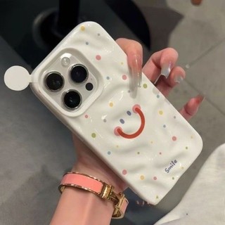 Ốp lưng iPhone 17 16 15 14 13 12 11 Pro Max X XR Max 7 8 Plus Dễ thương đầy màu sắc mặt cười trường hợp điện thoại