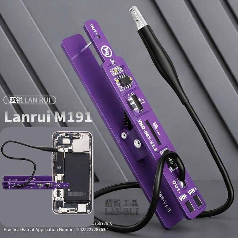 Lanrui M191 Universal Switch Clip Power On Tool Chế độ kép Phát hiện dòng điện cho iPhone Android Máy tính bảng iPad Công cụ sửa chữa