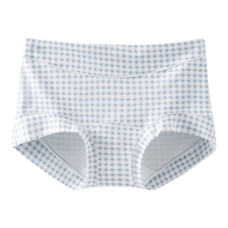 quần lót cotton nữ quần lót thun lạnh nữ quần lót nữ kháng khuẩn Kích thước lớn quần lót nữ cotton kháng khuẩn, đáy kéo dài, thiết kế quấn hoa eo cao