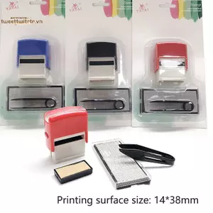 Bộ Tem Cao Su TRTR DIY Tùy Chỉnh Cá Tính Tự Mực Địa Chỉ Kinh Doanh Tên Số Chữ Tem Thủ Công In Tem Cao Su VN